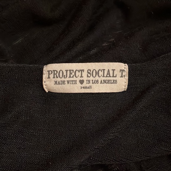 Project Social T Distressed Short Sleeve Top - Picture 5 of 6